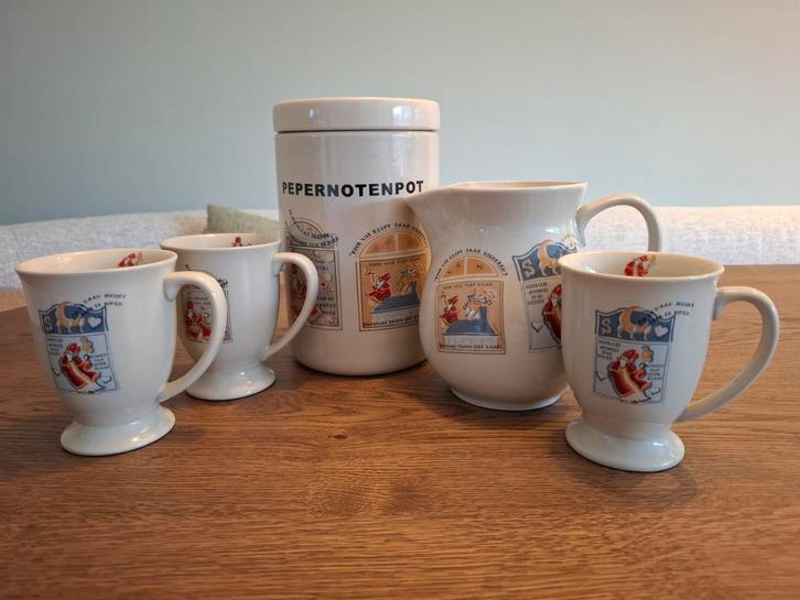 Sinterklaas Servies, Huis en Inrichting, Keuken | Servies, Zo goed als nieuw, Compleet servies, Overige stijlen, Aardewerk, Ophalen