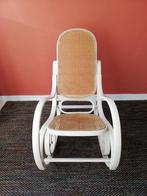 Thonet schommelstoel, Huis en Inrichting, Stoelen, Ophalen, Riet of Rotan, Gebruikt, Wit