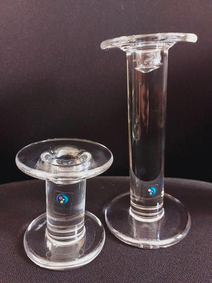 Twee prachtige MarcAurel kandelaars, Antiek en Kunst, Antiek | Glas en Kristal, Ophalen of Verzenden