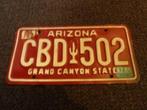 Kentekenplaat licenseplate Arizona Grand Canyon State 2 USA, Auto's, Gebruikt, Verzenden