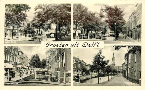 (377-381-029) Delft Multiview, Verzamelen, Ansichtkaarten | Nederland, Zuid-Holland, Verzenden