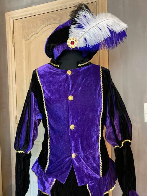 Mooie paars zwart pieten pak, Diversen, Sinterklaas, Ophalen of Verzenden