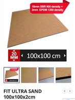 Glawgrip FIT ULTRA zand kleur 20mm EPDM sportvloer fitness, Ophalen of Verzenden, Nieuw