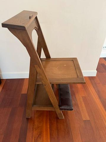 Vintage Bid Stoeltje / Bibliotheekstoel beschikbaar voor biedingen