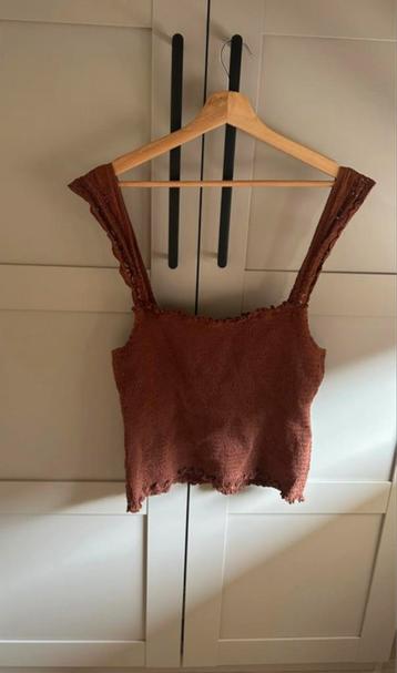 Bruine top Cotton Club - Maat 2XL beschikbaar voor biedingen
