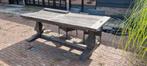 Oude kloostertafel ptmd met werk, Huis en Inrichting, Ophalen, Gebruikt, 50 tot 100 cm, Vijf personen of meer