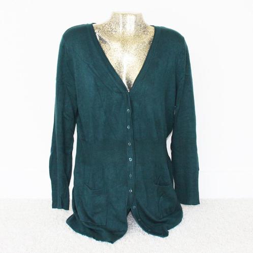 Witteveen Vest401 (L) - 40 € 20,-, Kleding | Dames, Truien en Vesten, Zo goed als nieuw, Maat 42/44 (L), Groen, Ophalen of Verzenden