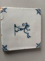 Oude Hollandse Tegel met Kinderspel, Antiek en Kunst, Ophalen
