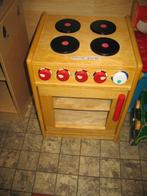 Houten speelgoed - 4 pits fornuisje  met oventje, Speelkeuken, Zo goed als nieuw, Hout, Ophalen