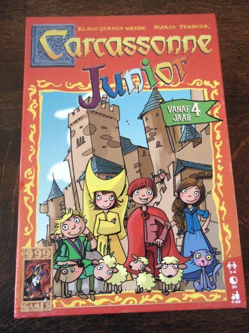 Carcassonne Junior Spel van 999 Games, Hobby en Vrije tijd, Gezelschapsspellen | Overige, Zo goed als nieuw, Een of twee spelers