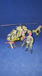 Soldier Force Helikopter met poppetje en wapen. 5B3, Tweedehands verkoop, Tweedehands verkoop, Gebruikt, Ophalen of Verzenden