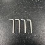 4x Lundia LANGE metalen schappendragers, plankendragers, le, Doe-het-zelf en Verbouw, IJzerwaren en Bevestigingsmiddelen, Niet ingevuld