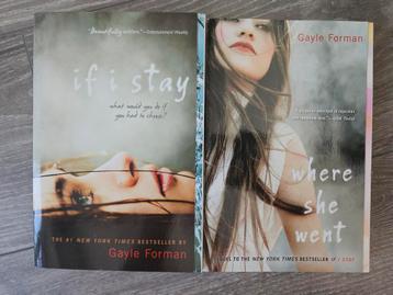 If I Stay & Where She Went van Gayle Forman beschikbaar voor biedingen