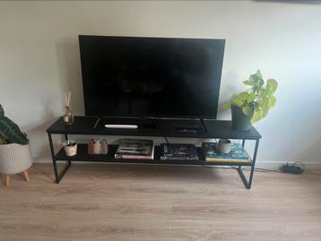 TV meubel/ bankje zwart hout
