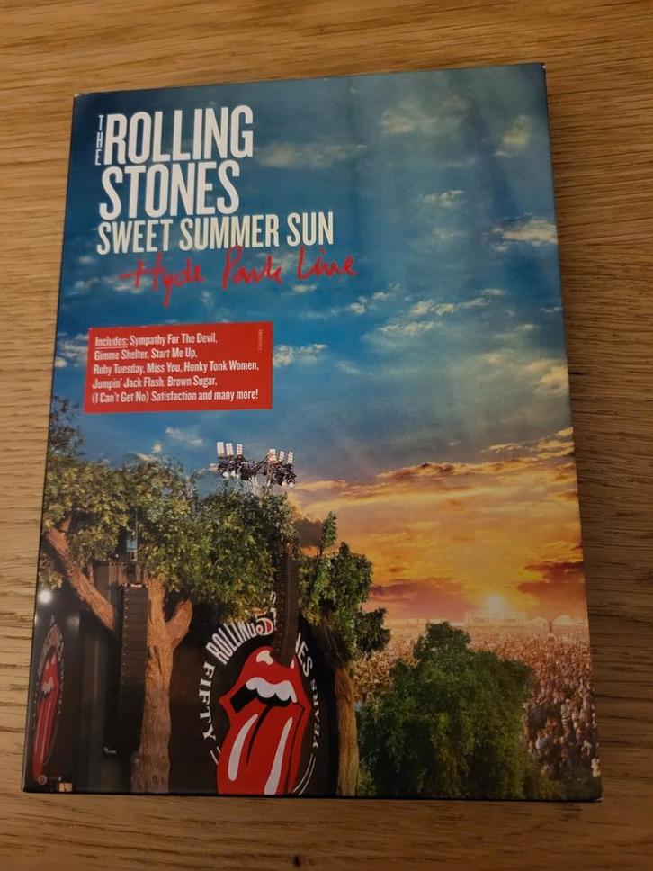 Rolling Stones - Sweet Summer Sun (Hyde Park Live) Boxset, Cd's en Dvd's, Dvd's | Muziek en Concerten, Boxset, Alle leeftijden