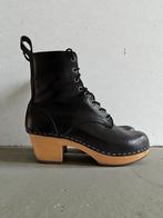 Swedish Hasbeens zwart boots Hippie veter laarzen 39, Ophalen of Verzenden, Zo goed als nieuw, Zwart
