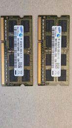 2x Samsung 4GB DDR3 Laptop Geheugen, Computers en Software, RAM geheugen, Gebruikt, 10600S, DDR3, Ophalen of Verzenden