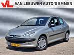 Peugeot 206 1.4-16V Gentry Premium | Nieuw binnen! | Zo mee, Voorwielaandrijving, Zwart, 4 cilinders, Origineel Nederlands