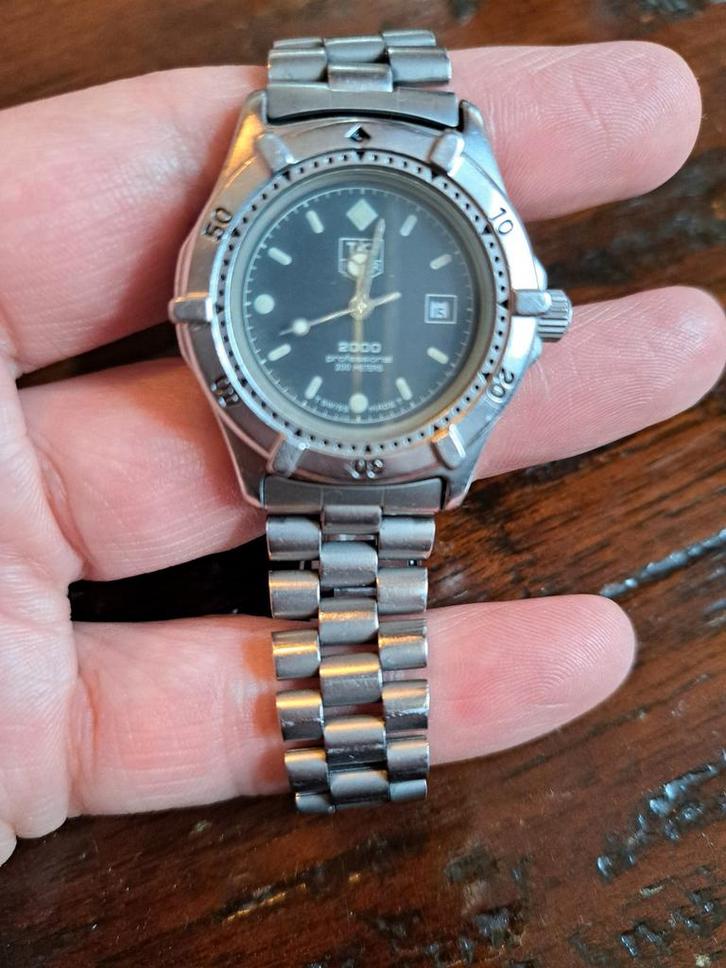 Originele Tag Heuer 2000 Professional, Sieraden, Tassen en Uiterlijk, Horloges | Dames, Ophalen of Verzenden