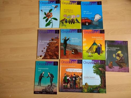 tijdschriften Onze taal maandblad jg 2006,2007, 2008, 2009, Boeken, Tijdschriften en Kranten, Gelezen, Ophalen of Verzenden