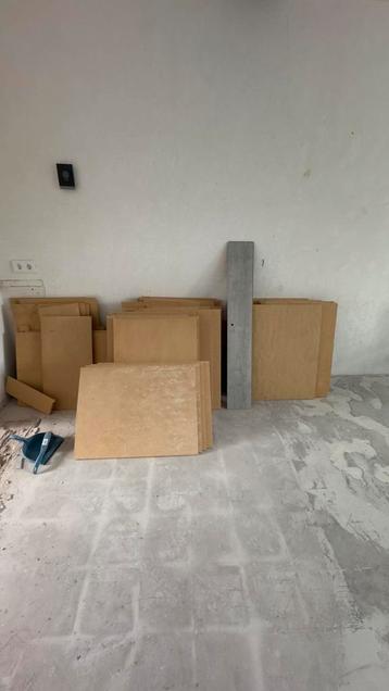 Gratis ondervloerplaten 30 m2 beschikbaar voor biedingen