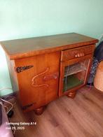 Antiek thee kastje, Huis en Inrichting, Kasten | Dressoirs, Ophalen, 50 tot 100 cm, 25 tot 50 cm, Glas