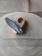 Agaat Schijf Waxinelichthouder, Ophalen of Verzenden, Mineraal