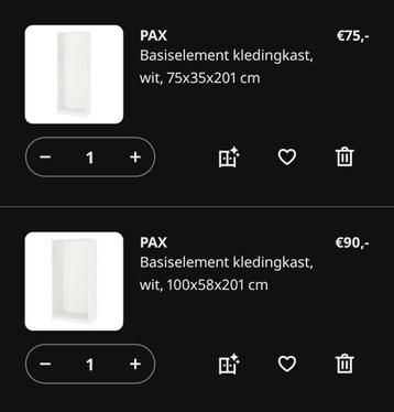 IKEA PAX Basiselementen en Foresand zgan - afbeelding 1