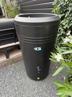 Elho green basics regenton met bloembak zwart 200 L, Ophalen, Kunststof, Met kraantje, 150 liter of meer