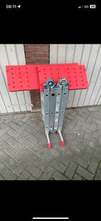 Altrex ladder Stieger, Ophalen of Verzenden, Zo goed als nieuw, Ladder, Opvouwbaar of Inschuifbaar