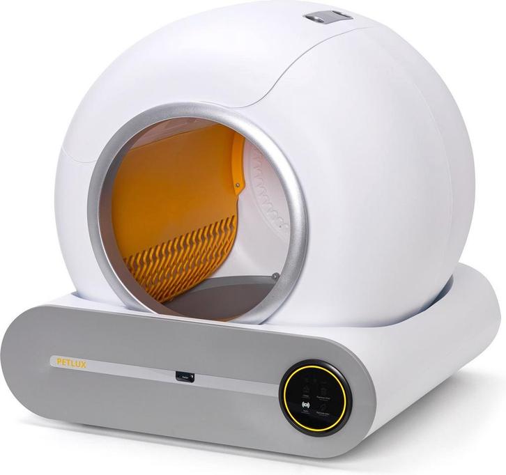 (Nieuw in doos)PETLUX kattenbak automatisch wit, Dieren en Toebehoren, Kattenbakken, Nieuw, Ophalen