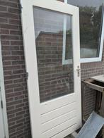 Hardhouten buitendeur, Ophalen, 80 tot 100 cm, 200 tot 215 cm, Hout