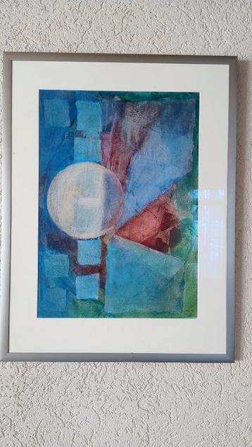 Schilderij aquarel  beschikbaar voor biedingen