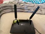TP-Link TL-MR6400 4G LTE Router, Computers en Software, Routers en Modems, Ophalen of Verzenden, Gebruikt, Router met modem