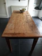 Eettafel hout 6 Personen, Ophalen, Gebruikt, 200 cm of meer, 50 tot 100 cm