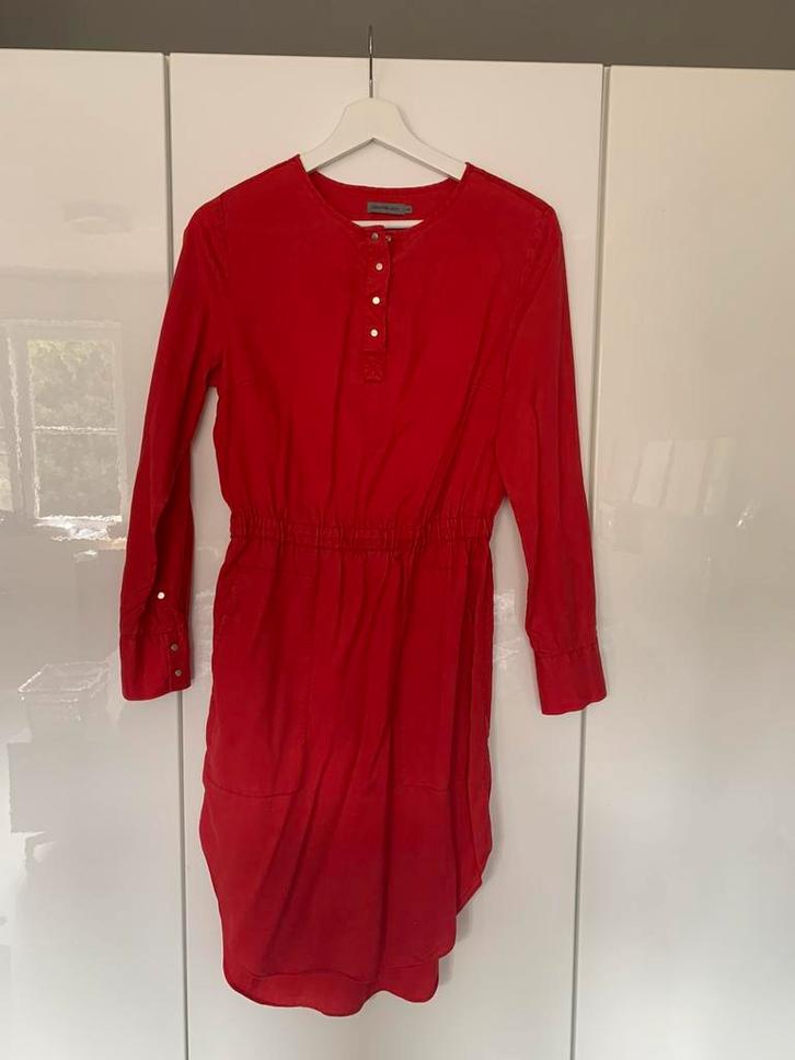 Rode jurk van Calvin Klein, size XS, Kleding | Dames, Jurken, Maat 34 (XS) of kleiner, Rood, Ophalen of Verzenden