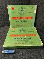 Vintage Retro Antiek schuurpapier verpakking, Ophalen of Verzenden