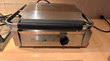 Grillplaat contactgrill proffesioneel geen teflon beschikbaar voor biedingen
