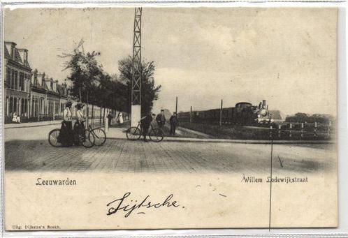 Leeuwarden - Willem Lodewijkstraat - B-keus - 1905 gelopen, Verzamelen, Ansichtkaarten | Nederland, Gelopen, Friesland, Voor 1920