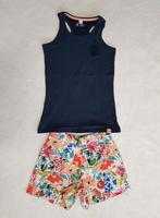 Prachtig donker blauw FLO topje maat 128., Kinderen en Baby's, Kinderkleding | Maat 128, Zo goed als nieuw, Verzenden, Meisje