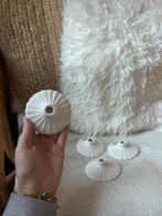 vtwonen kandelaar set van 4 stuks - keramiek, Overige materialen, Wit, Ophalen of Verzenden, Zo goed als nieuw