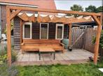 Pergola 3x4 met schaduwdoek en beschermhoes., Ophalen of Verzenden, Zo goed als nieuw, Tuinpaviljoen