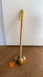 PlanToys houten duwstok loopeend, Kinderen en Baby's, Speelgoed | Houten speelgoed, Ophalen of Verzenden, Zo goed als nieuw