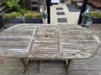 Houten Tuintafel Ovaal - Gebruikt, Ophalen, Gebruikt, Ovaal, Hout