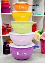 Tupperware 5 delige Superkommen XL set mixkom deegkom superk, Ophalen of Verzenden, Nieuw, Overige typen