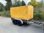Hapert K2000 dubbelas met huif, Auto diversen, Aanhangers en Bagagewagens, Ophalen, Gebruikt