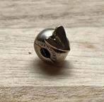 Pandora Zilveren Clip met Rosé Gouden Hart, Verzenden, Pandora, Zo goed als nieuw, 1 bedel