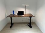 Elektrisch zit-sta bureau 140x70, Huis en Inrichting, Bureaus, Ophalen, Elektrisch, Gebruikt, Stabureau