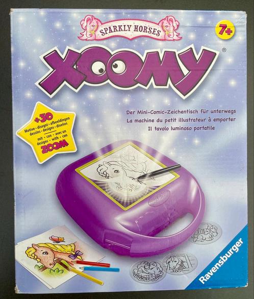 TE KOOP: Xoomy creatieve tekenkoffer in paardenthema ZGAN, Kinderen en Baby's, Speelgoed | Educatief en Creatief, Zo goed als nieuw