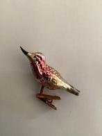Oude kerstbal: vogeltje met knijper, Diversen, Kerst, Ophalen of Verzenden, Gebruikt